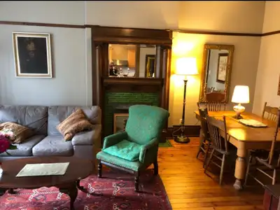 Spacious two-bedroom apartment in a fully restored Victorian heritage building. Centrally located in...
