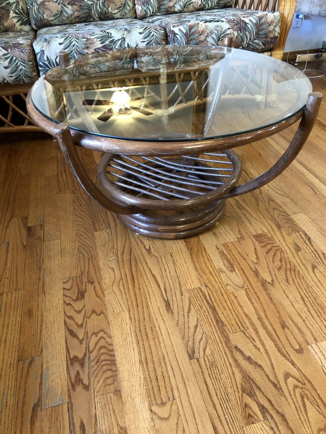 Midcentury Vintage Bamboo Coffee Table Coffee Tables Calgary Kijiji