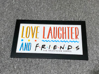 FRIENDS TV SHOW LOVE LAUGHTER WALL SIGN + EXPERIENCE MUG TORONTO