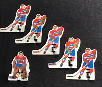 1960s Munro table tin hockey players set Montreal Canadiens. 