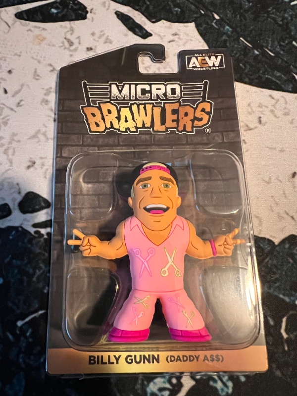 Collectibles: AEW Daddy Ass Billy Gunn Micro Brawler