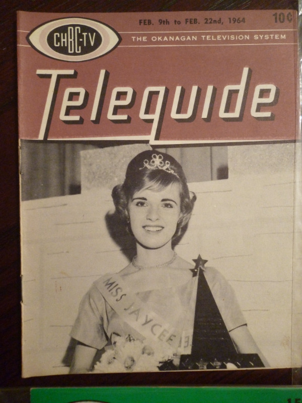CHBC-TV guides x 6 1964-73 featuring Queen Silver Star Vernon BC in Arts & Collectibles in Vernon - Image 2