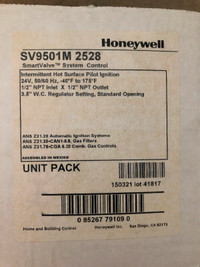 Honeywell SV9501M2528 gas valve NEW