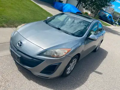 Very Low kilometer Japan built Mazda 3 recent Out Of province Alberta inspection completed (from BC...