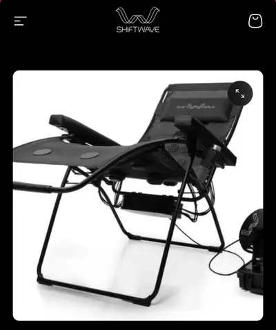Experience deep relaxation with this lightly used Shiftwave zero gravity chair, designed for comfort...