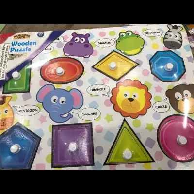 Unopened brand new wooden puzzle Age 3+ Asking $5 obo