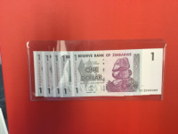 Reserve Bank of Zimbabwe $1        Banknote