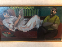 Original Oil Painting by Ghitta Caiserman-Roth (1923 -2005)