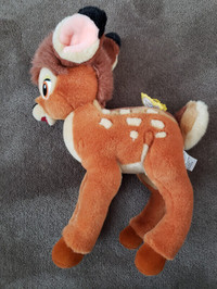 DISNEY BAMBI PLUSH DOLL / PELOUCHE 16" - Almost New