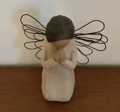 This lovely resin piece by Susan Lordi was made for Demdaco in 1999. It measures 4 5/8” tall x 3 1/2...