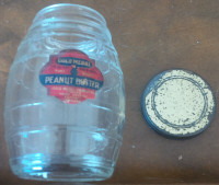 Old Peanut Butter Glass Jar, Gold Medal Products, Toronto, 6 Oz.
