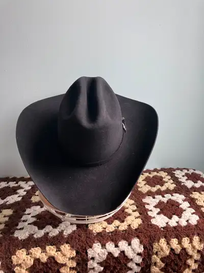 Ladies Wrangler Black Cowboy hat, View more