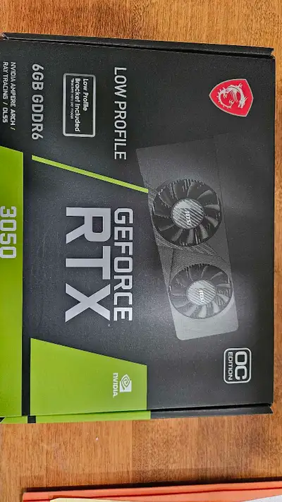 GeForce RTX 3050 Low Profile OC 6GB , View more