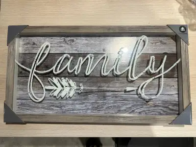 Family sign, View more
