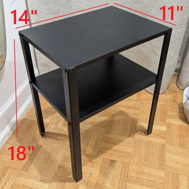 2-Tier Storage Organize Stand Shelf Unit Rack Bookcase Table, Co in Storage & Organization in City of Toronto - Image 2