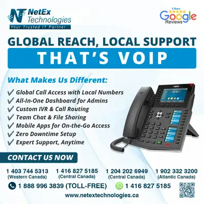 Looking for a smarter way to stay connected? NetEx Technologies delivers powerful, reliable VoIP sol...