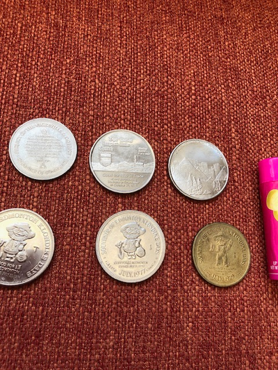 Klondike Days, Vegreville, Drumheller, Muttart collector coins, View more