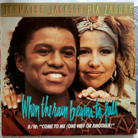 Ep record Jermaine Jackson and Pia Zadora - when the rain begins