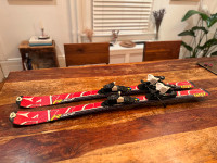 Kids ATOMIC skis, bindings and ROSSIGNOL boots