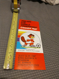 RARE 2nd FIFA U-16 World Tournament St. John's brochure