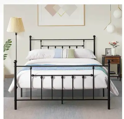 queen size bed and mattress, View more