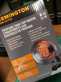 Remington ♨️ Propane Tank Top Heater (New)