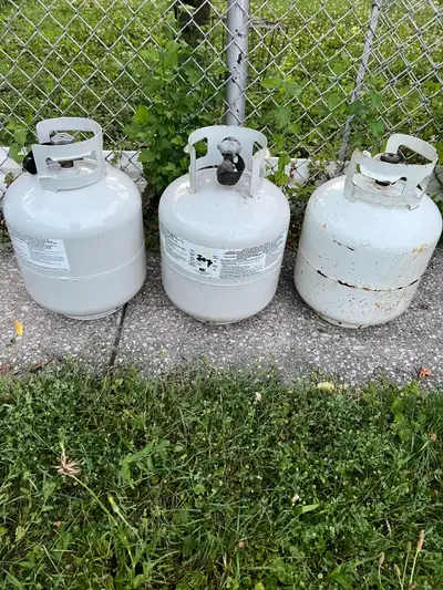 Propane tanks empty each is $30, View more