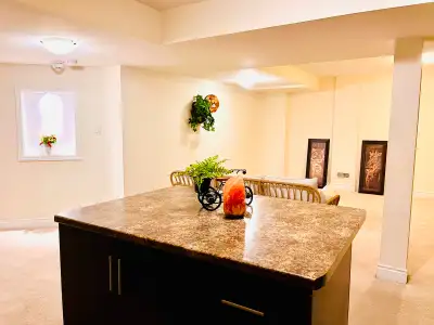 Three Bedroom and Two Bath with 1289sq. ft living space is our Basement Apartment with separate side...