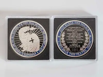Law enforcement (Police) Prayer coin, View more