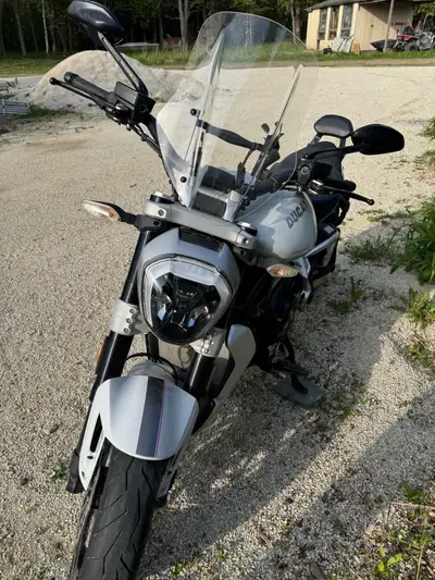 This is an awesome bike. It handles like a dream. It has under 5000 km. I hardly ever get to drive i...