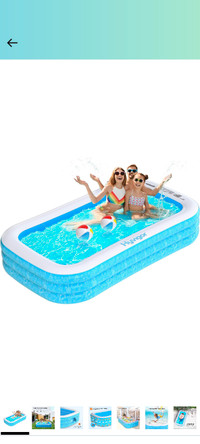 rectangular Inflatable Family Wading Pool