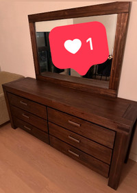 6 Dresser Drawer with Mirror