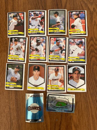 Lot of 14 1989 Panini San Francisco Giants baseball stickers
