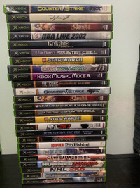 Lot de 25 jeux Xbox
