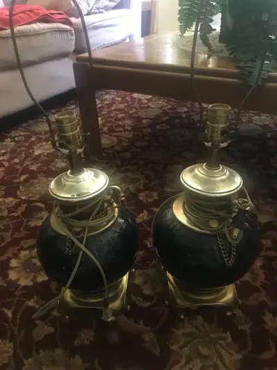 Pair of Vintage Ceramic Table Lamps, View more