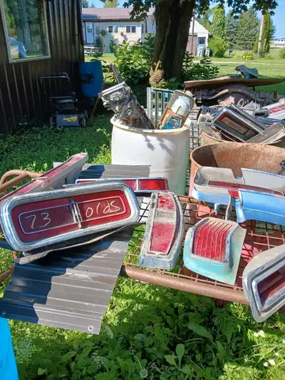 Assorted head and Taillights for the 60 to the mid 1970s, come look if interested, about 30 individu...