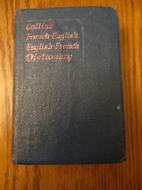 Dictionnaire Collins French-English English-French Dictionary