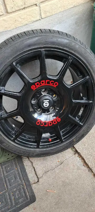 Rims only used in summer rubbers used one summer