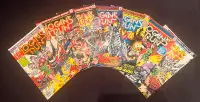 Logan’s Run #1-7 complete set.  Marvel comics 1977