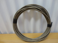 Around 85' of Brand New 1/4" Stainless Steel Aircraft Cable