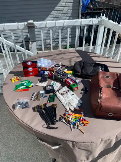 Assorted Golf Items sold as a batch ., View more