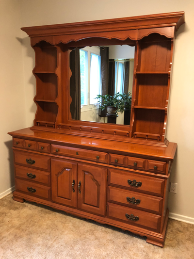 Dresser (Solid Maple), Armoire and Mirror, View more