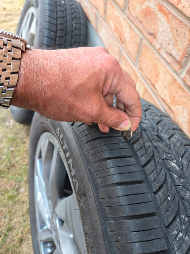 18” Nissan All Season Tires + Rims 225/60 R18 Wheels with TPMS in Tires & Rims in Mississauga / Peel Region - Image 4