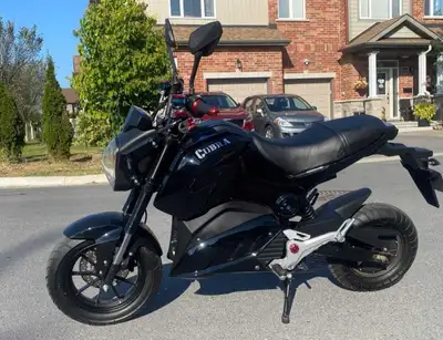 Karo Cobra E Motorcycle – 72V 20AH Lithium Battery No license or insurance required for this bike. P...