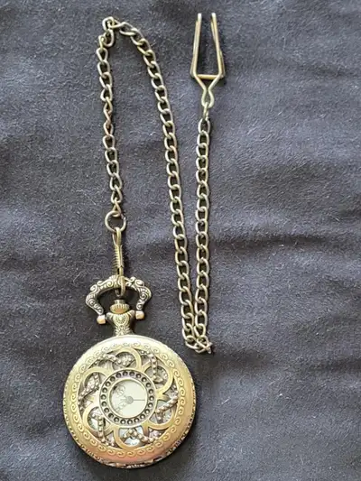 Quartz Brass Pocket Watch, View more