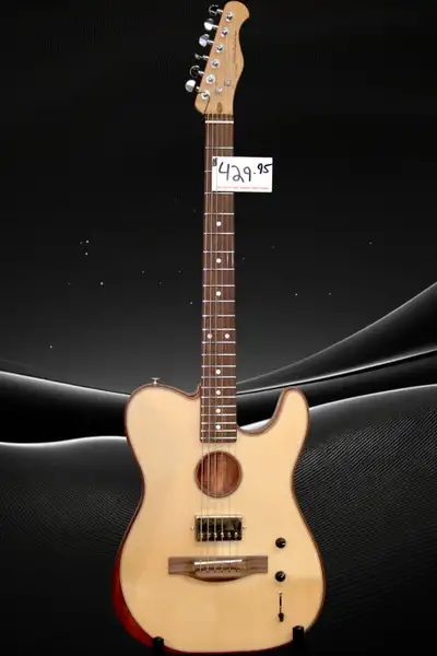 Looking for a guitar to make you stand apart from the crowd? Look no further than the SQOE SEAE910 A...
