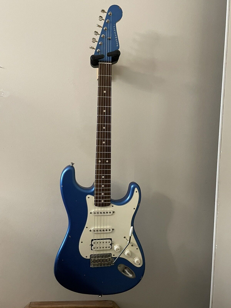 Nash S63 Stratocaster 2021 Lake Placid Blue Light Relic for sale  