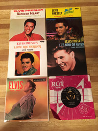 Record Album Vinyl LP-ELVIS PRESLEY-45s & EP-$30.00 AND UP