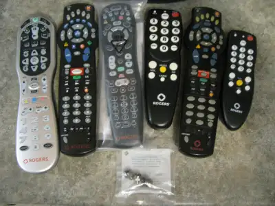 Selling 6 different Rogers TV Remote Models for $5.00 each. The Remotes are as follows: 1) URC-2125B...