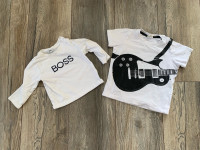 Baby boy 6 months long sleeve shirts Hugo boss H&M 